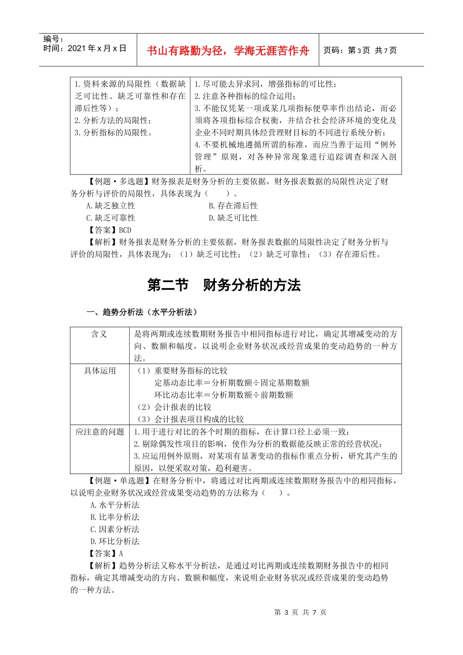财务分析的意义与方法_第3页