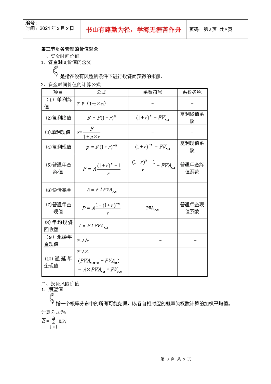 第一章财务管理概论_第3页