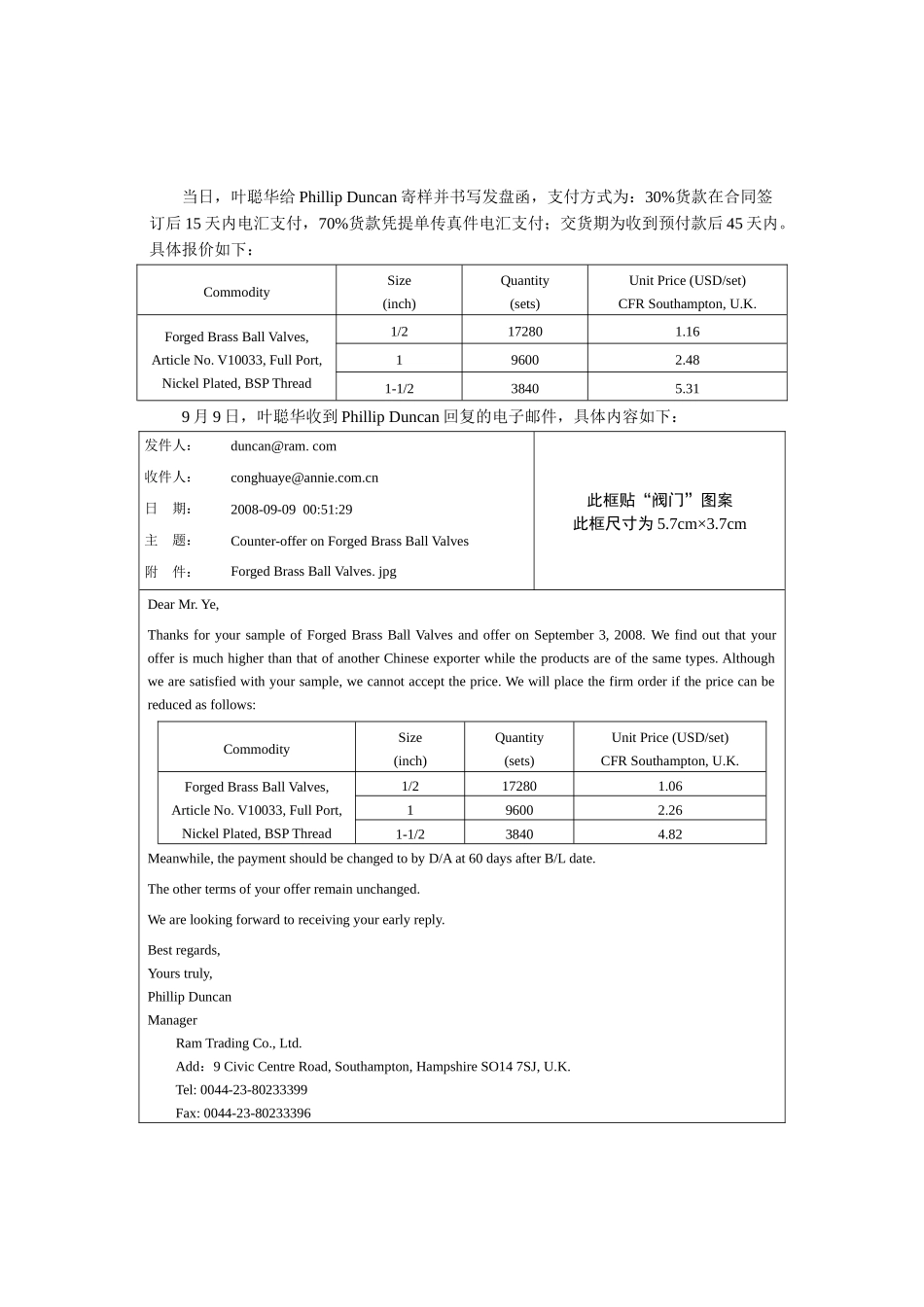 XXXX年外贸业务操作实务试卷(A卷)_第2页