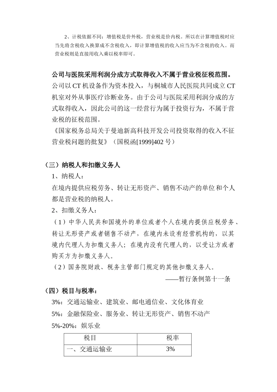 营业税知识梳理_第2页