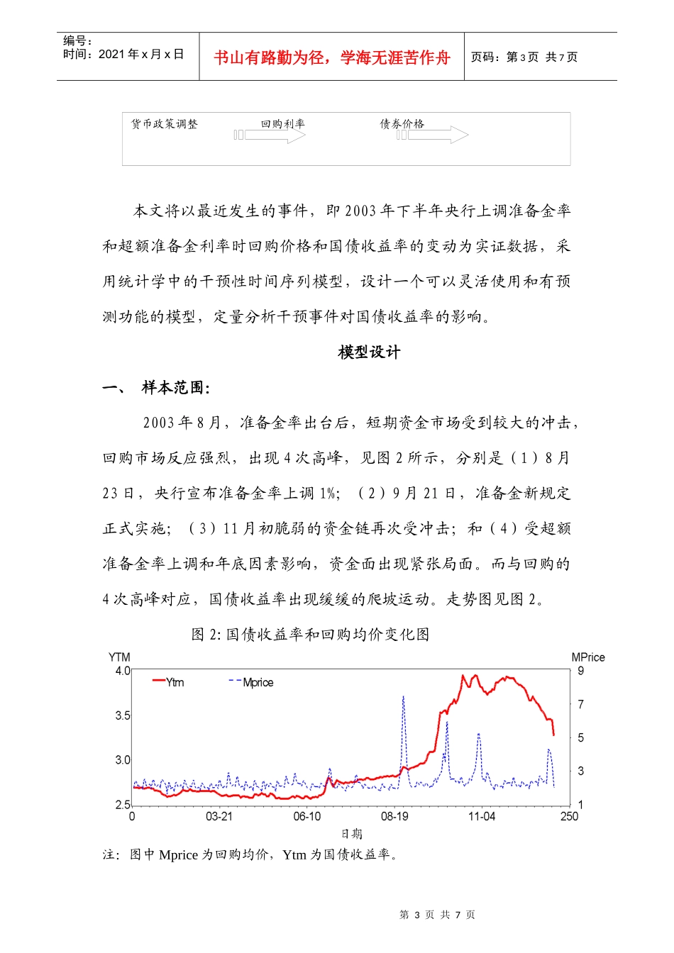 干预性事件对国债收益率的影响分析_第3页