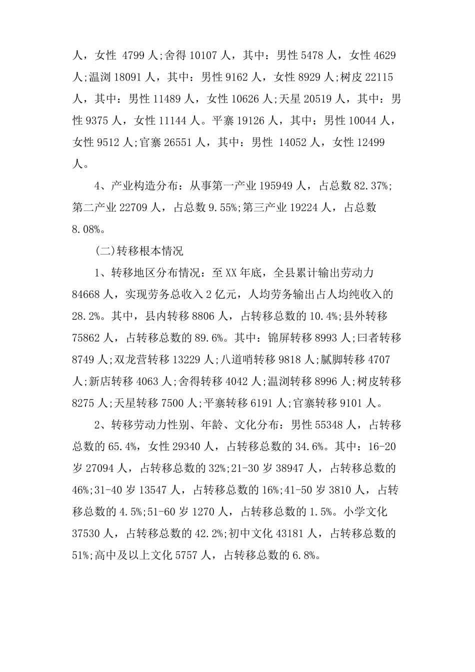 劳动力资源现状调研报告_第2页