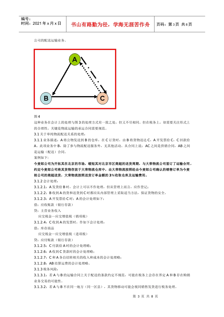票据流、物流、资金流“三流”不一致的几种常见的业务的分析及其会计_第3页
