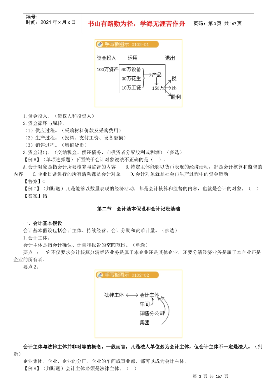 财务会计核算的基本要求_第3页