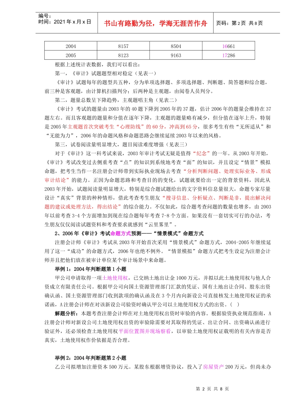 CPA审计考试备考复习导读(doc 7)_第2页