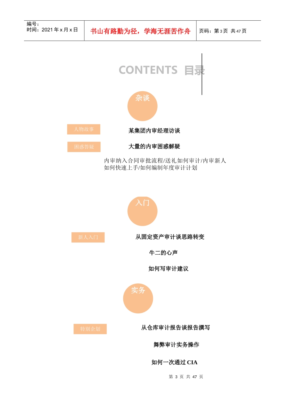 XXXX年内审实务年刊_第3页