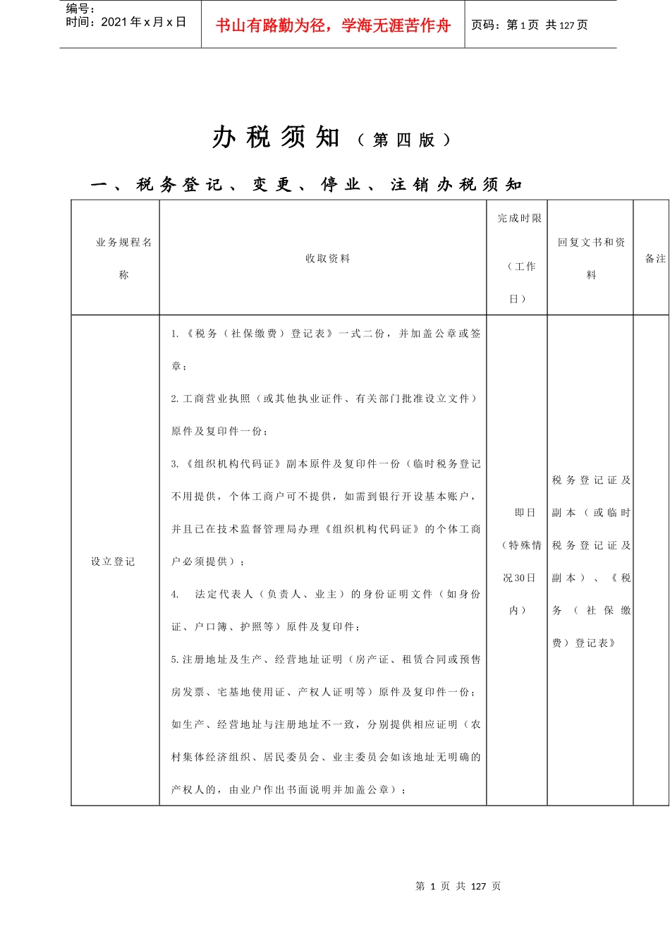 《办税须知》(第四版)_第1页