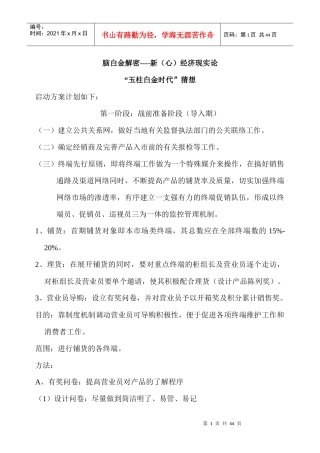 脑白金解密新（心）经济现实论(1)