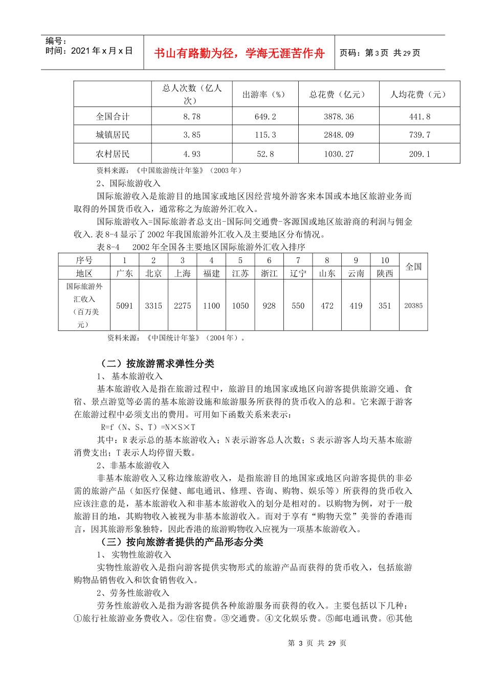 试谈旅游收入与分配_第3页