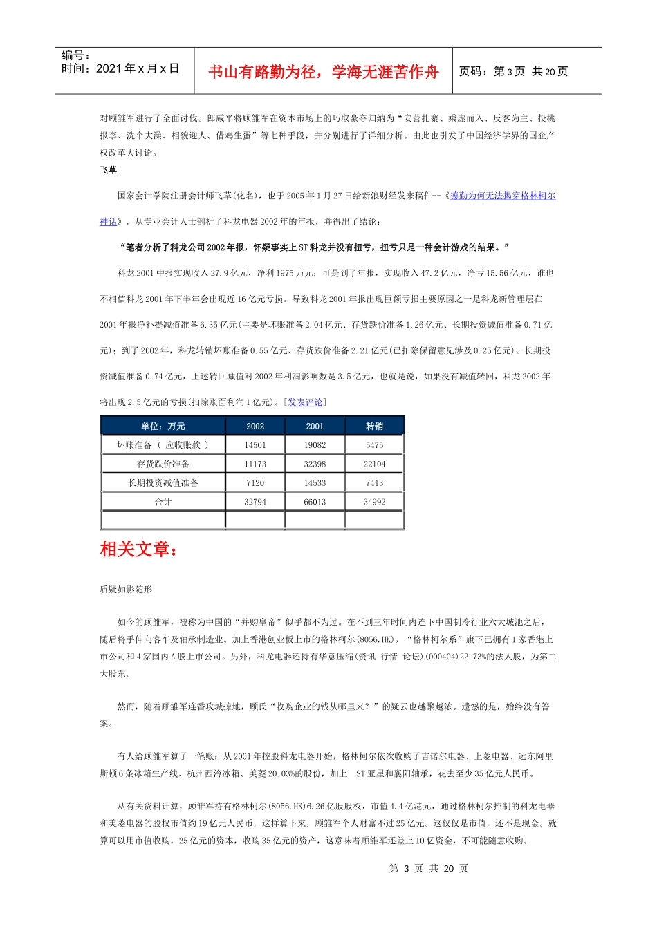 格林柯尔事件与审计_第3页