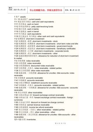 某公司流动资产管理及财务知识分析(doc 7页)