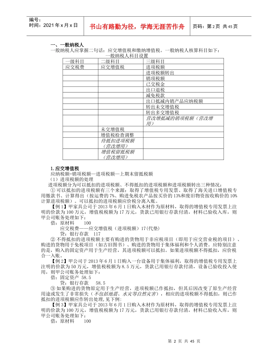 增值税与财务会计管理知识分析讲座_第2页