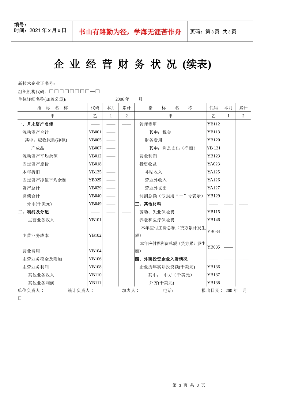 企业经营财务状况表_第3页