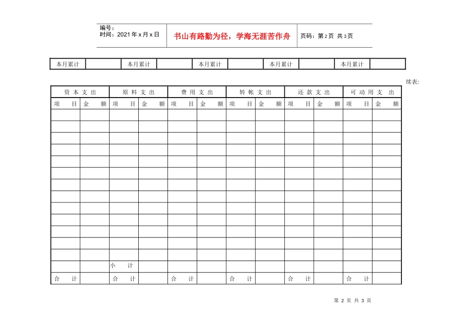 资金调度日报表_第2页