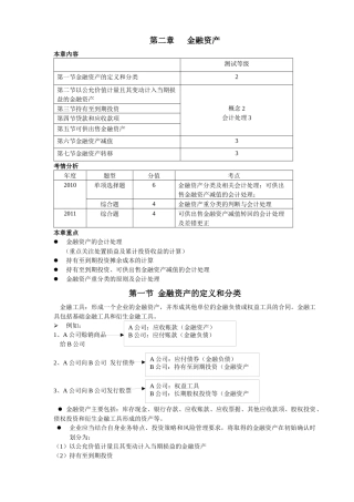注册会计师-会计讲义第二章