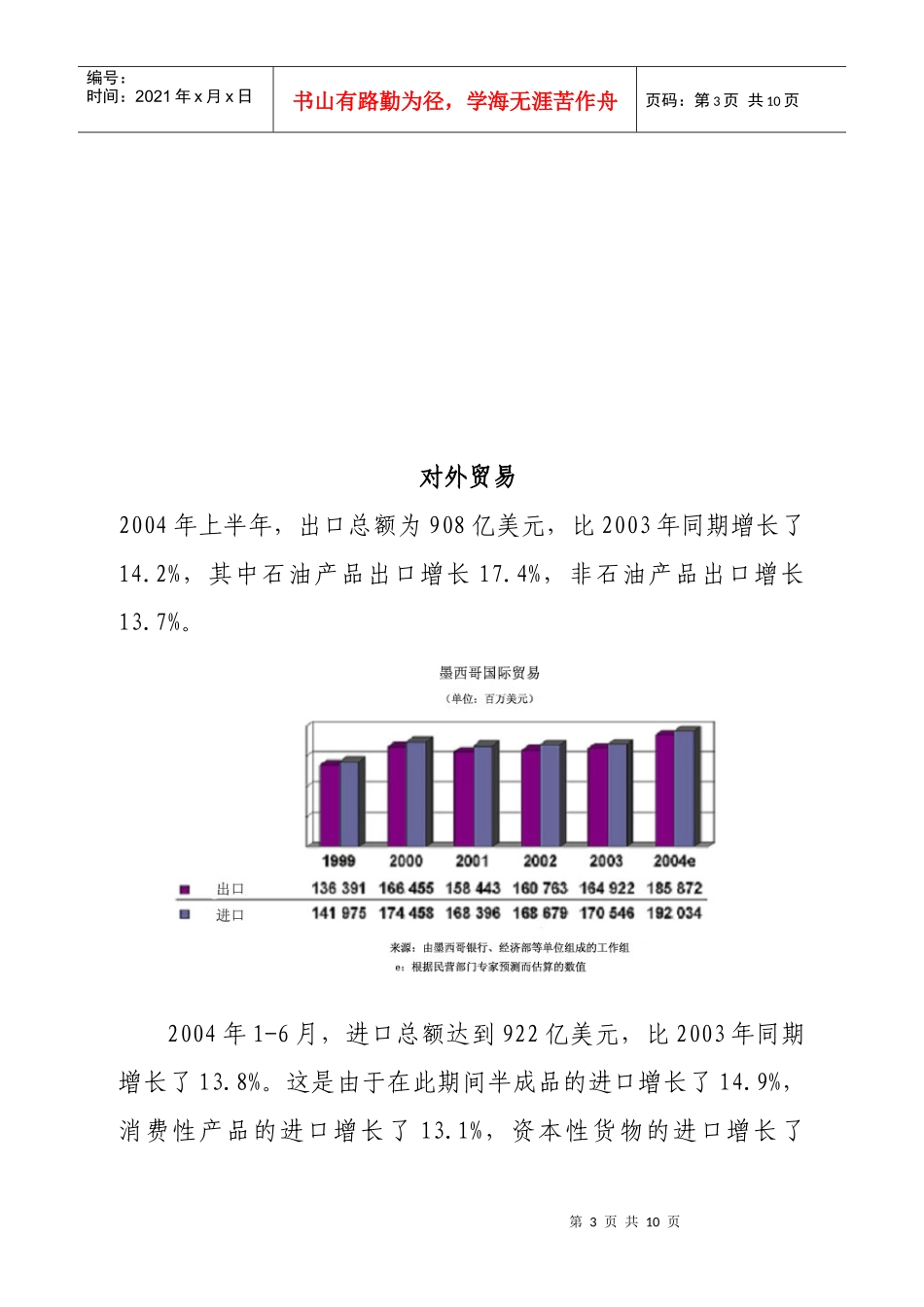 投资墨西哥通向世界的大门中国进出口银行_第3页