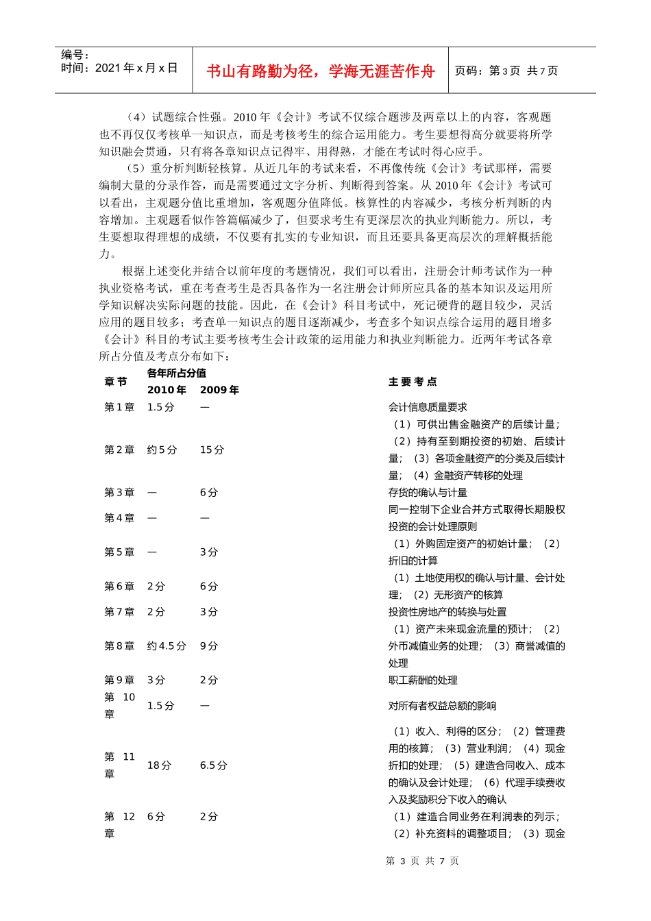 会计考试特点与应试技巧_第3页