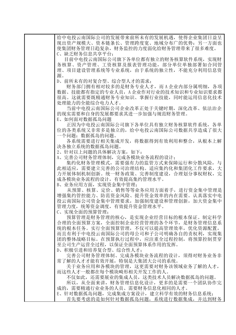 中电投云南国际电力投资有限公司财务管理信息化建设分析_第2页