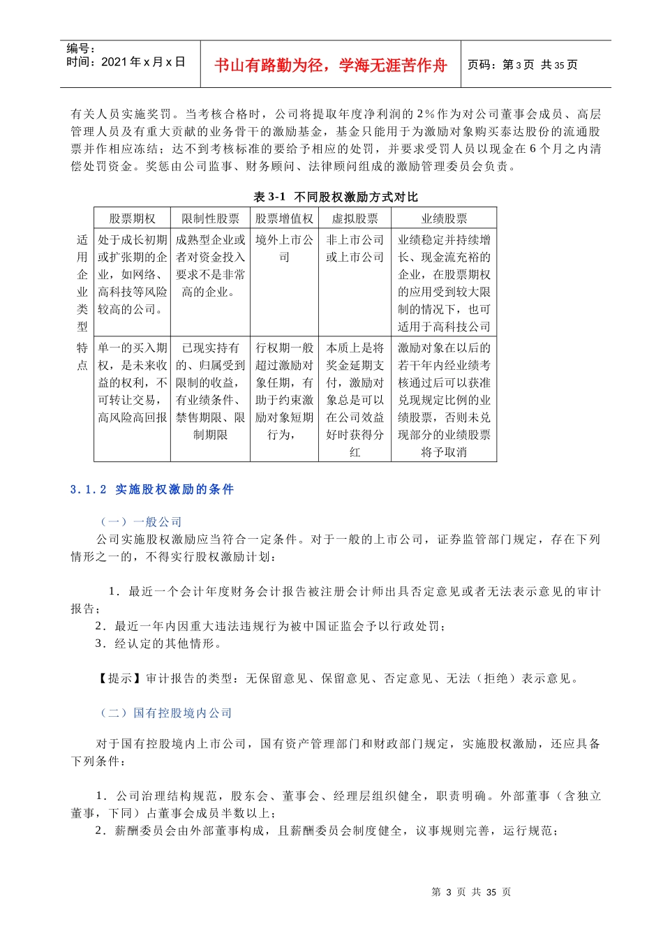 股权激励讲义_第3页