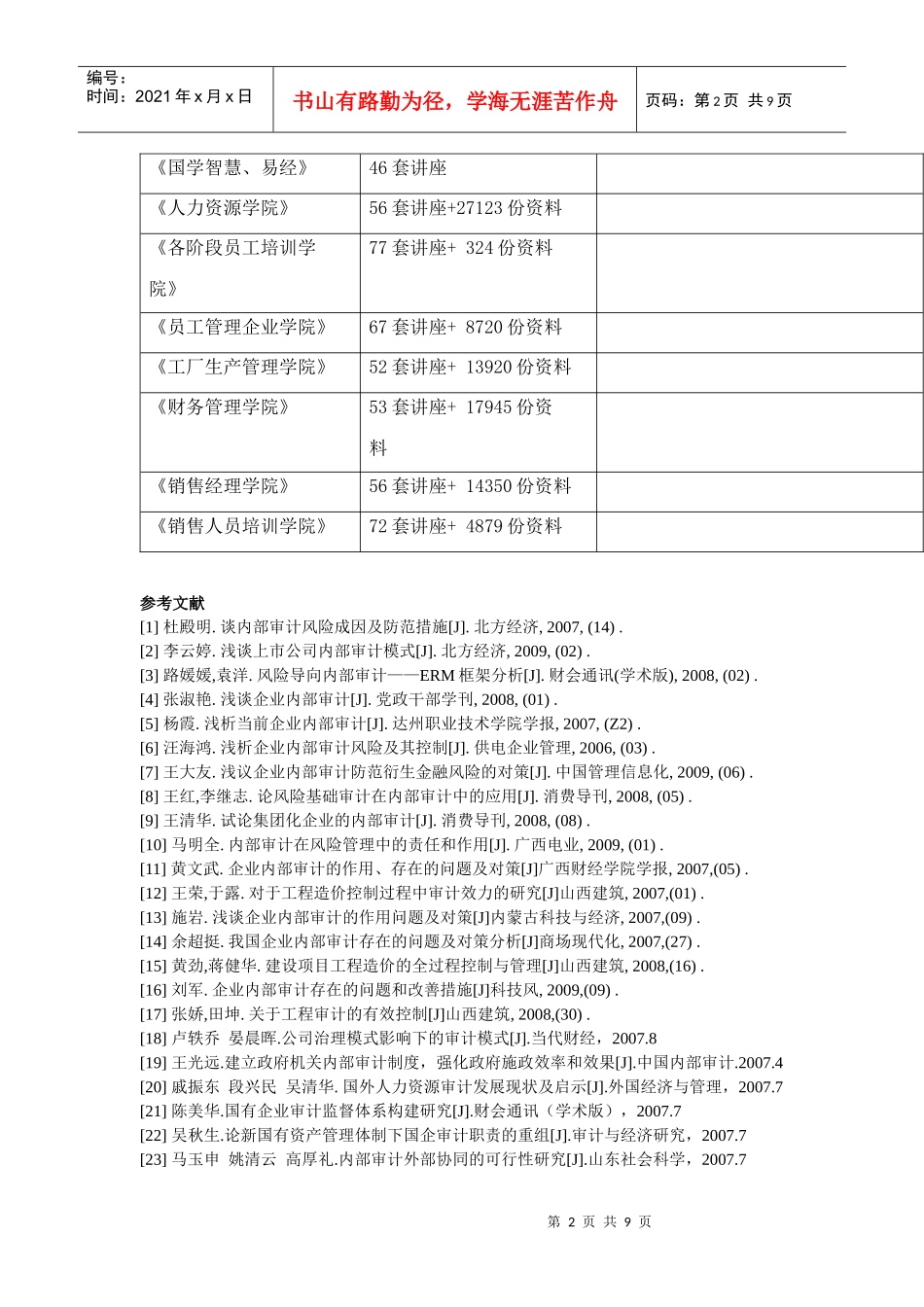 内部审计的相关文献_第2页