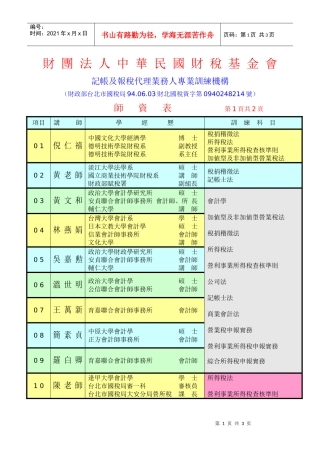 财团法人中华民国财税基金会
