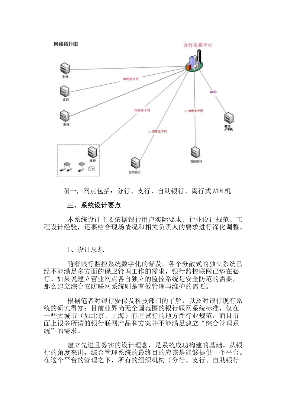 银行网络视频监控系统方案设计书_第2页