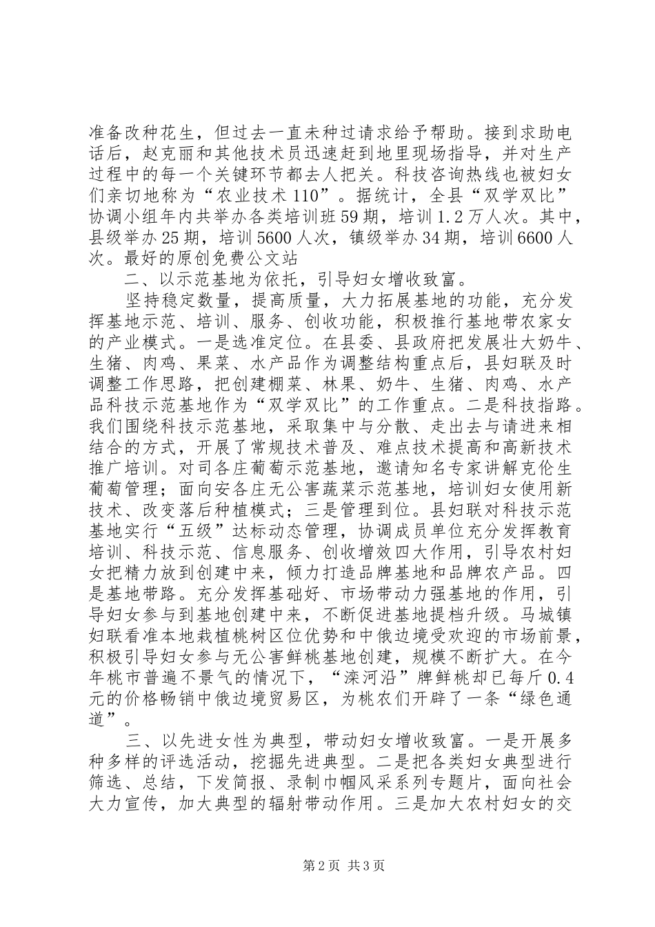 县妇联双学双比活动工作总结_第2页