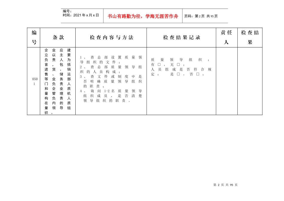 GSP认证内审表_第2页