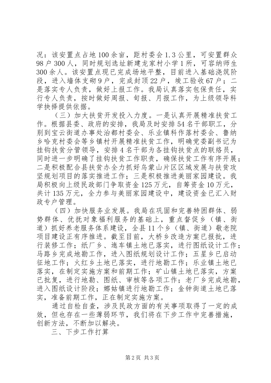 民政局自检自查报告_第2页