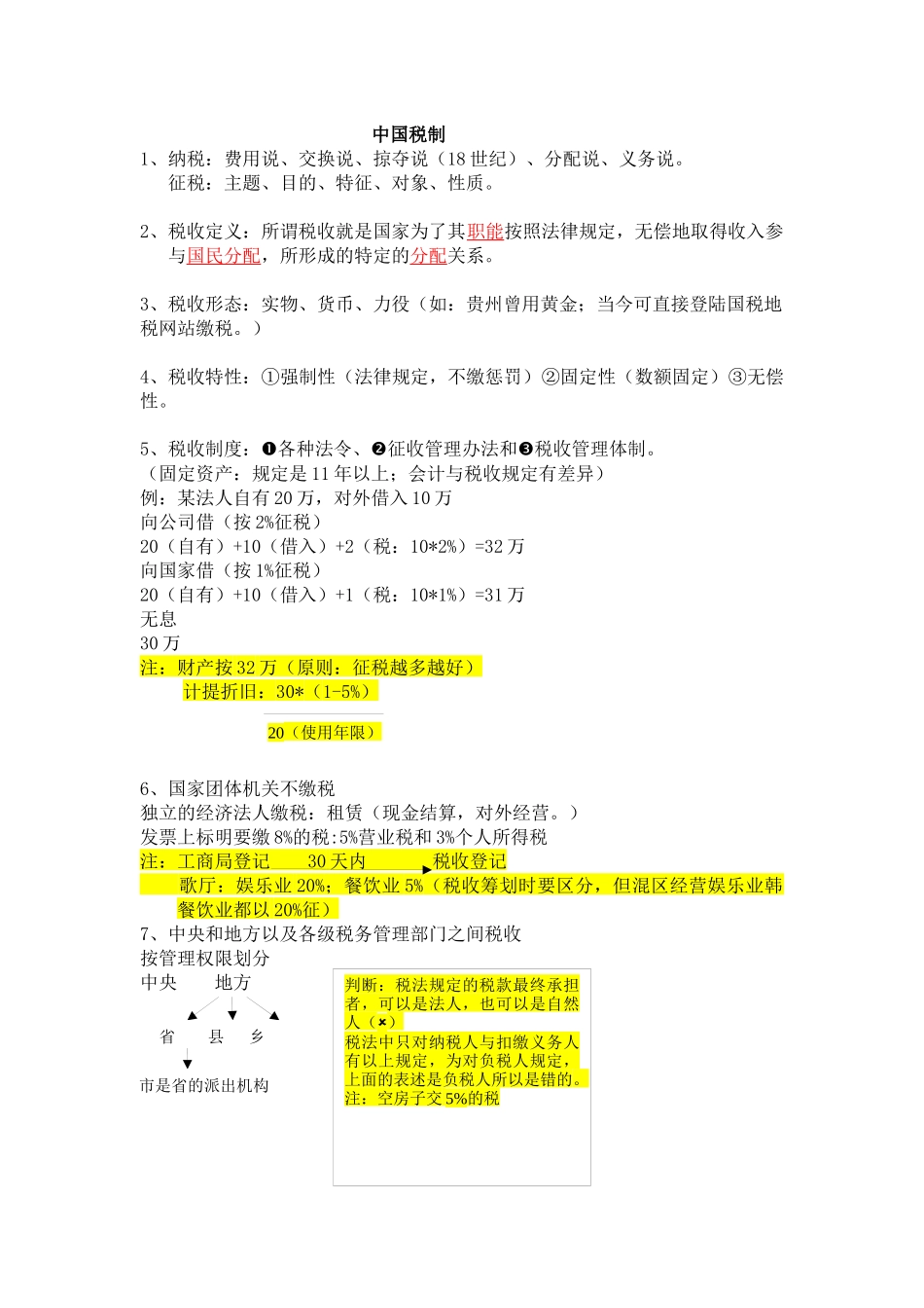 中国税制笔记_第1页