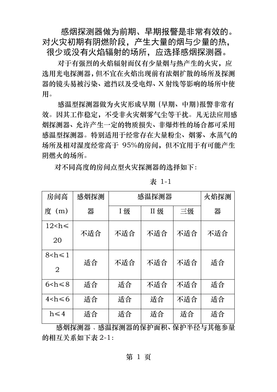 火灾传感器的选择_第1页