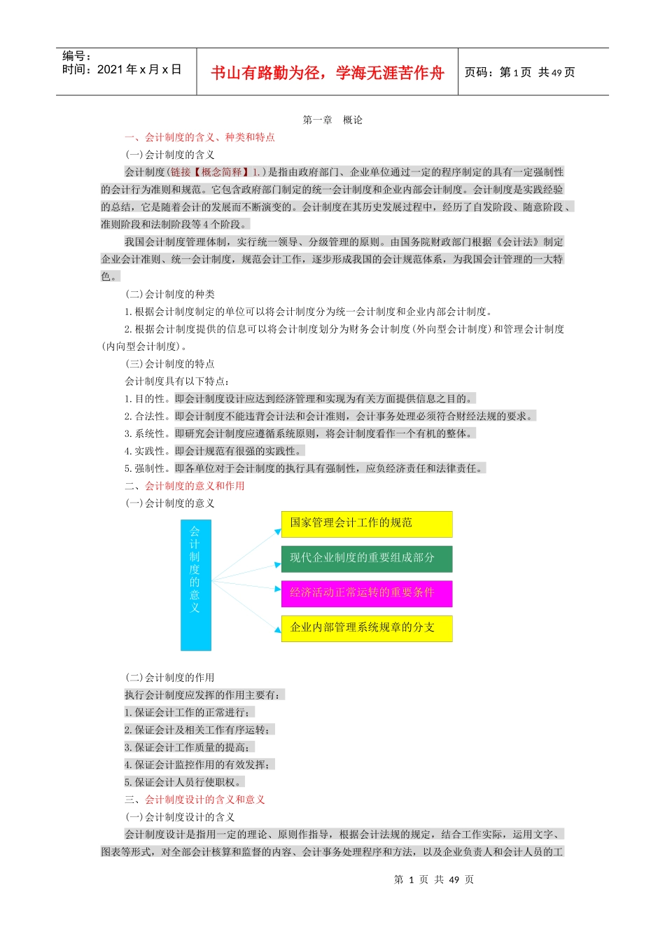 会计制度的基本含义_第1页