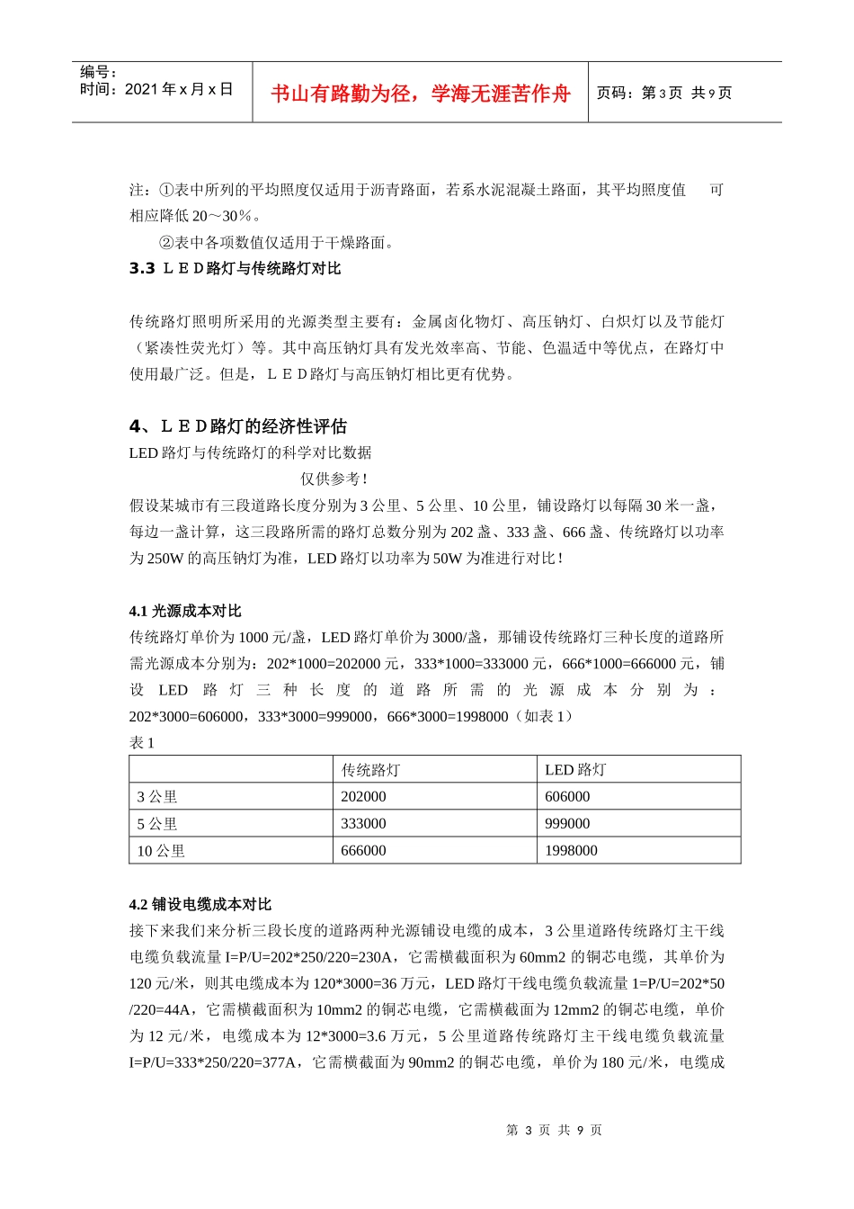 LED路灯经济评估_第3页