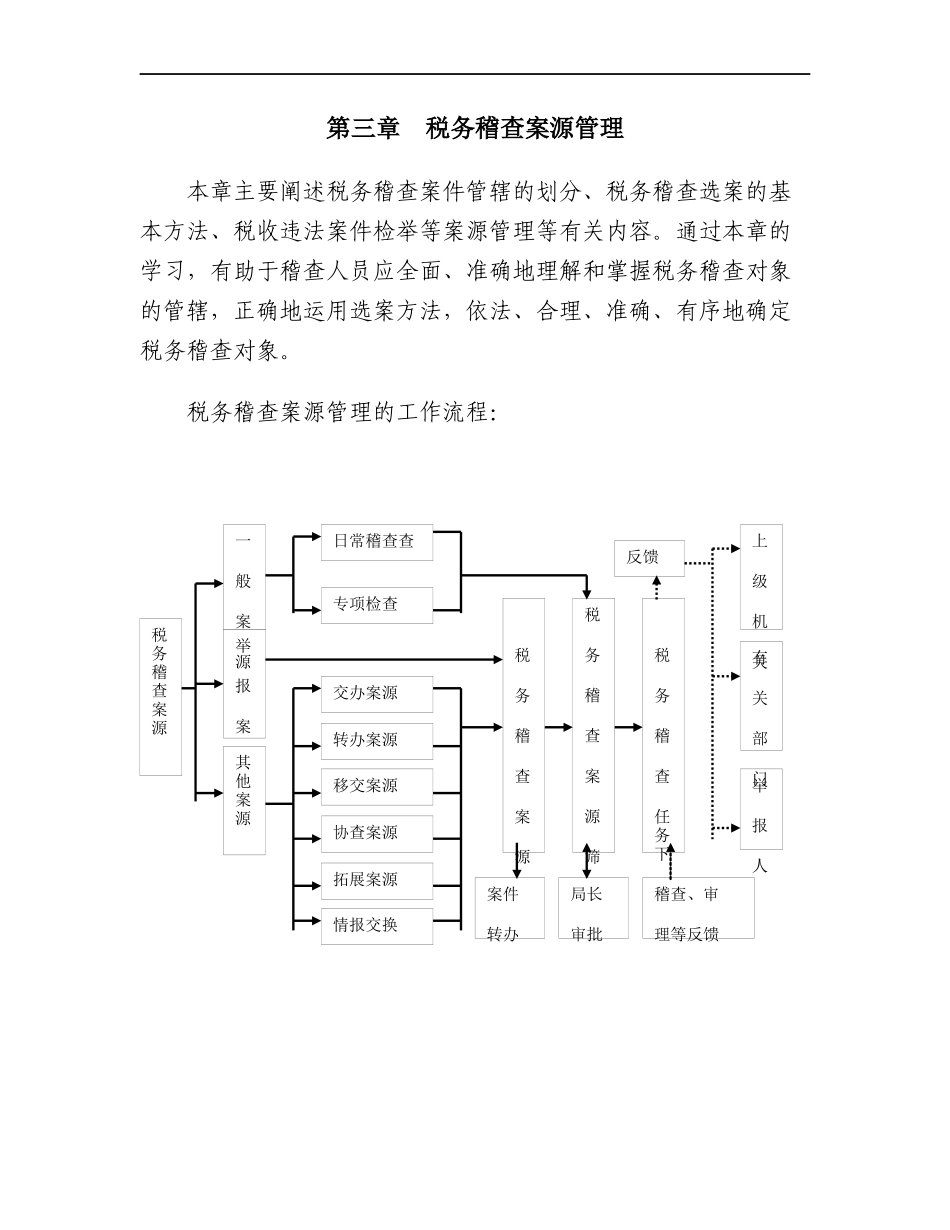 [税务规划]国家税务总局稽查培训材料--税务稽查管理-税务稽查案源管理_第1页