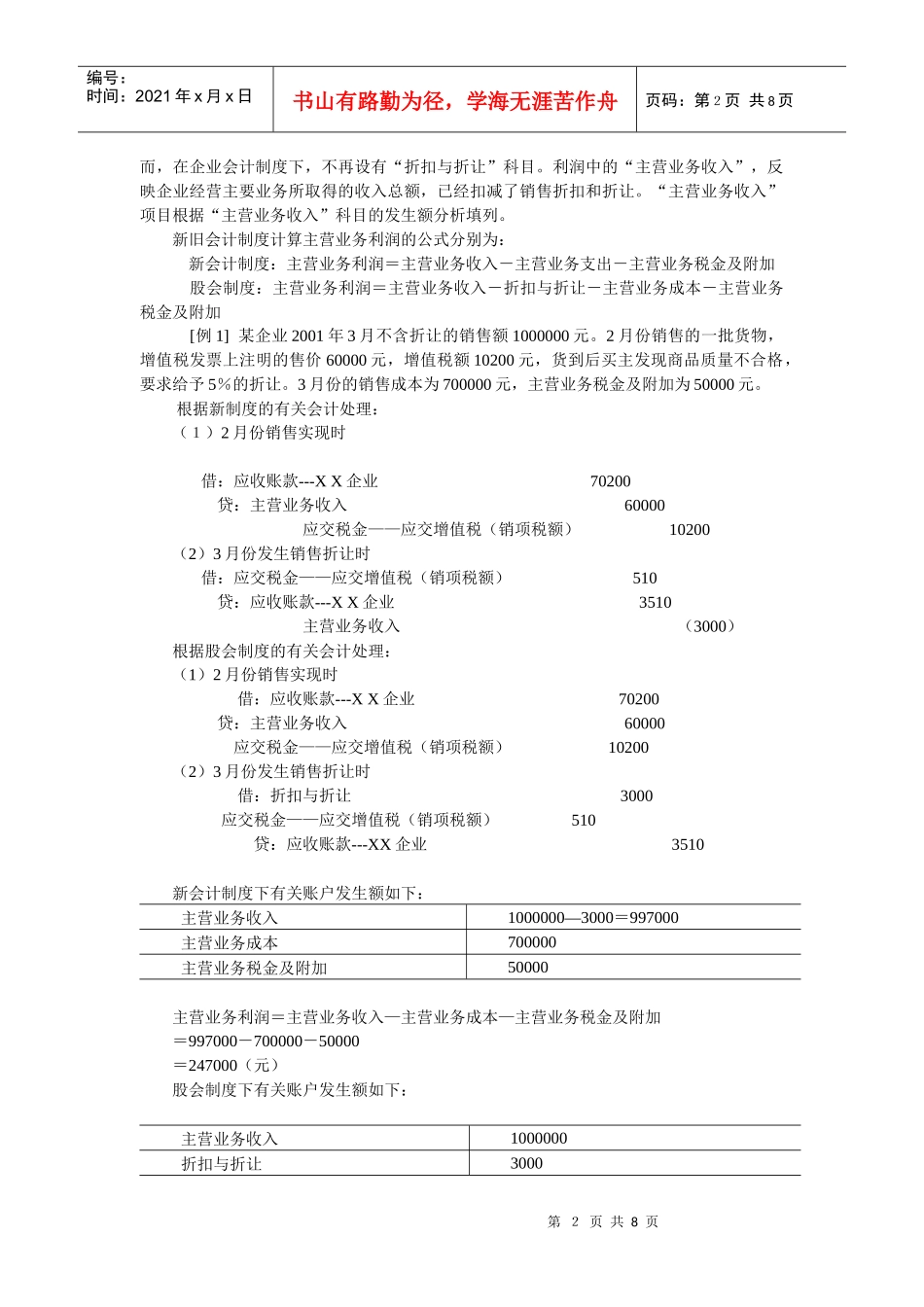 利润及利润分配会计处理比较_第2页