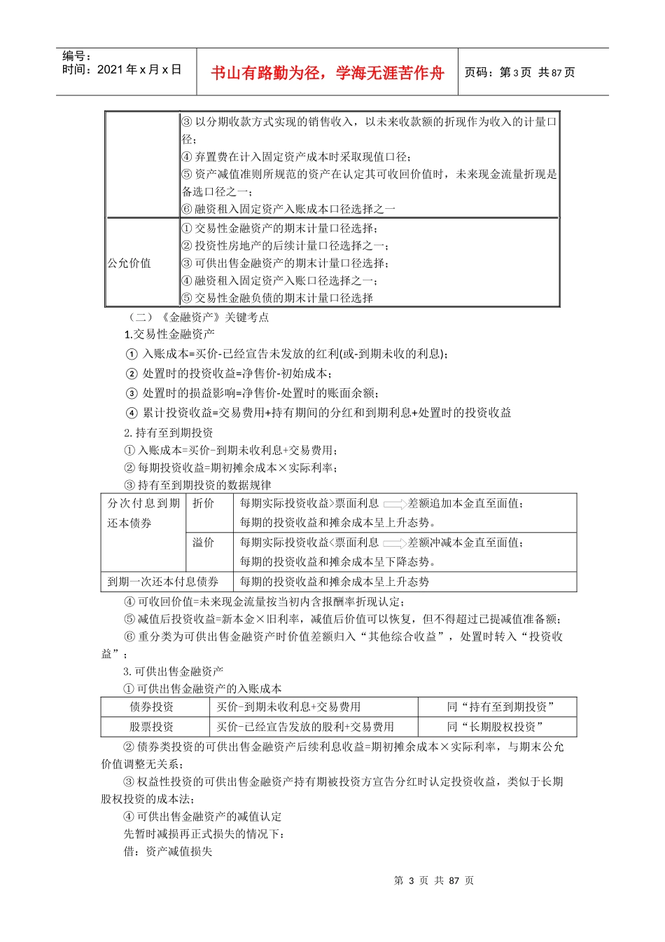 XXXX年CPA会计串讲讲义_第3页