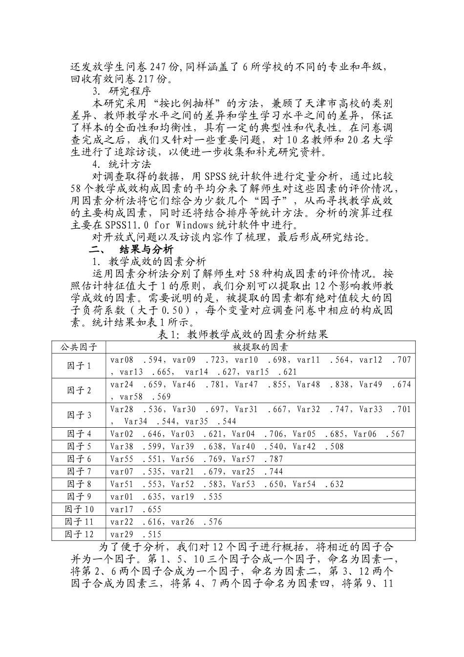 影响高校教师教学成效的构成因素与提升的调查研究_第2页