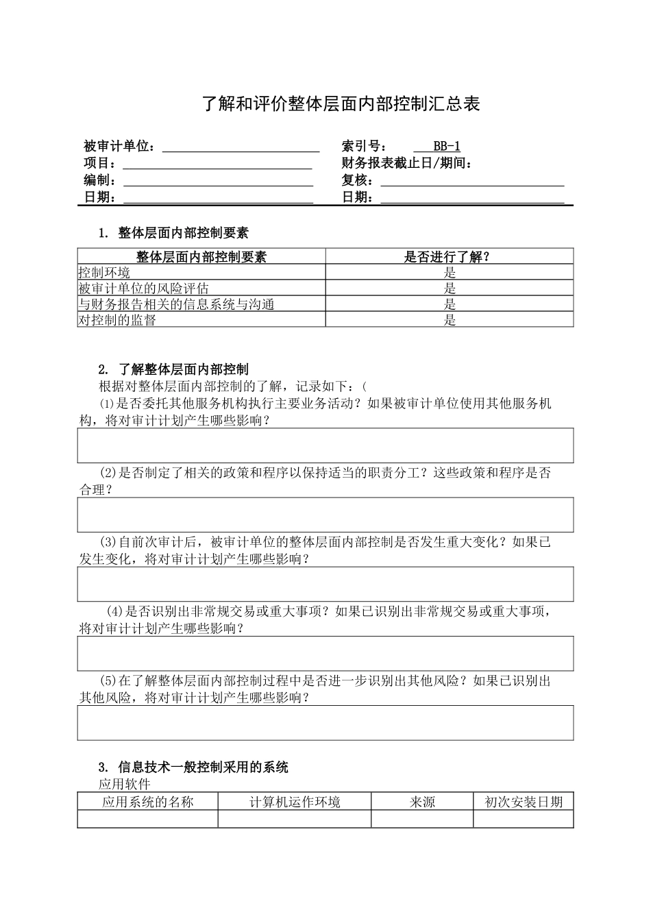 在被审计单位整体层面了解内部控制_第2页