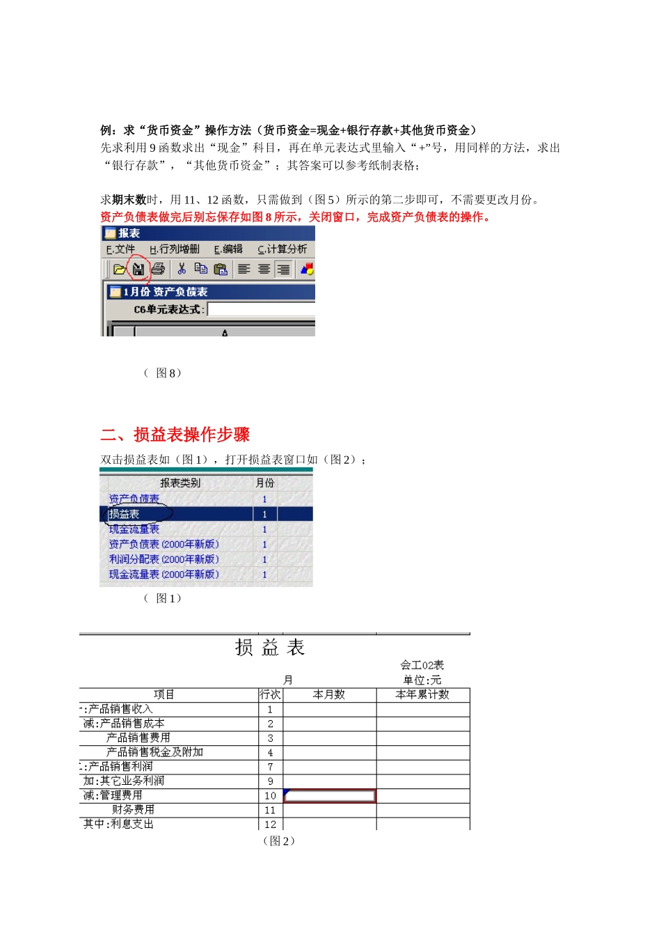 资产负债表与损益表操作步骤_第3页