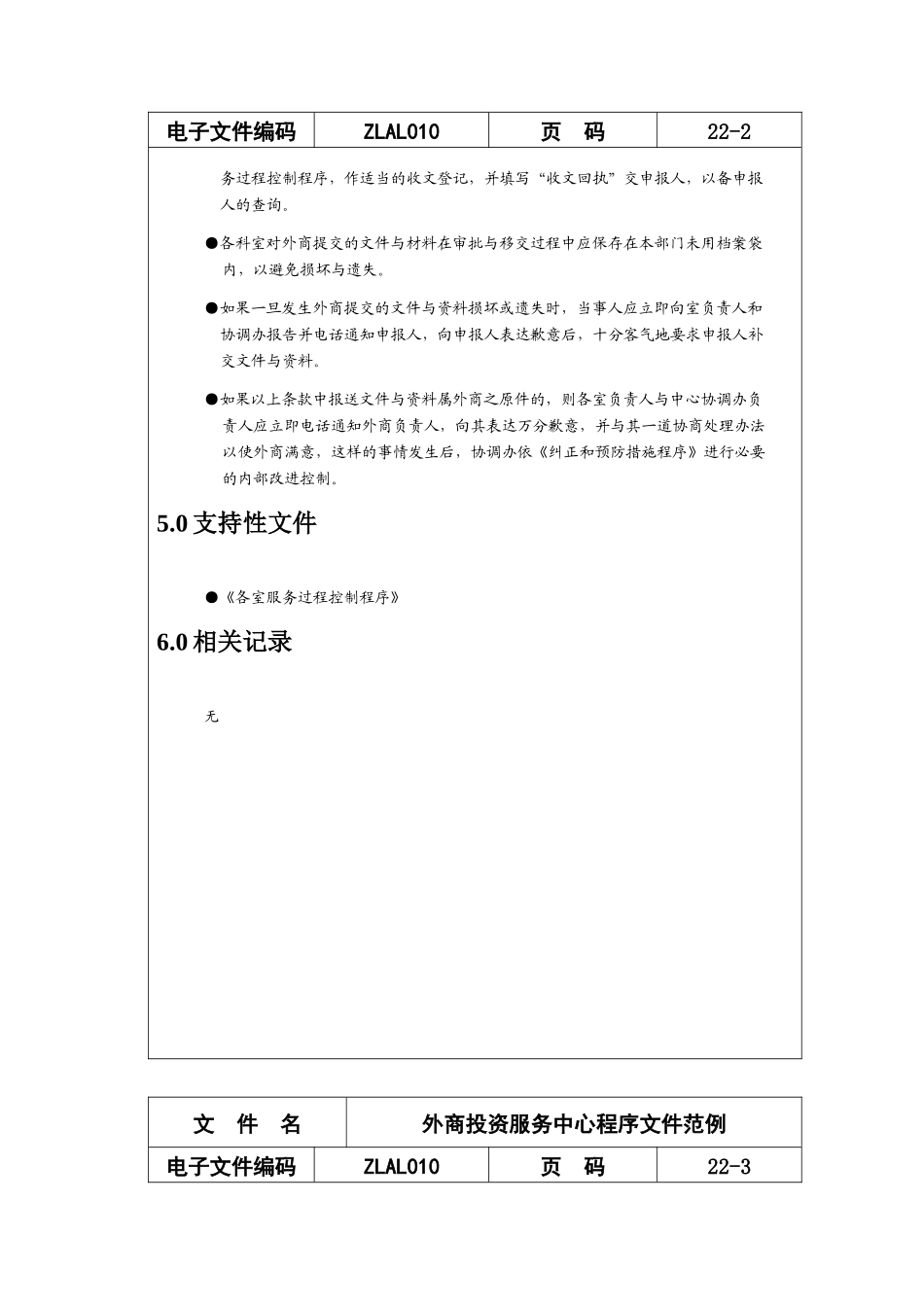 外商投资服务中心程序文件范例_第2页