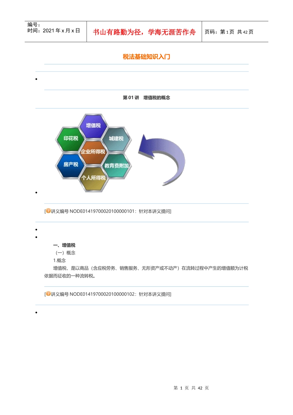 税法基础知识入门_第1页