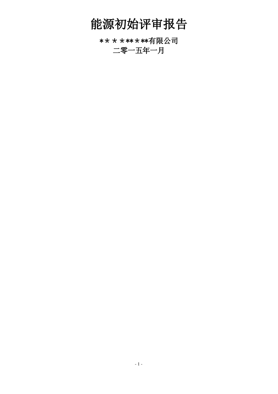 能源评审报告最终版_第1页