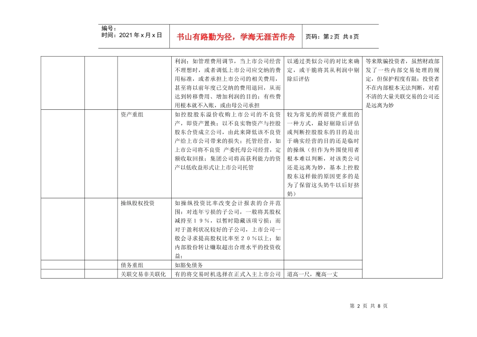 财务操纵面面观（doc 7）_第2页