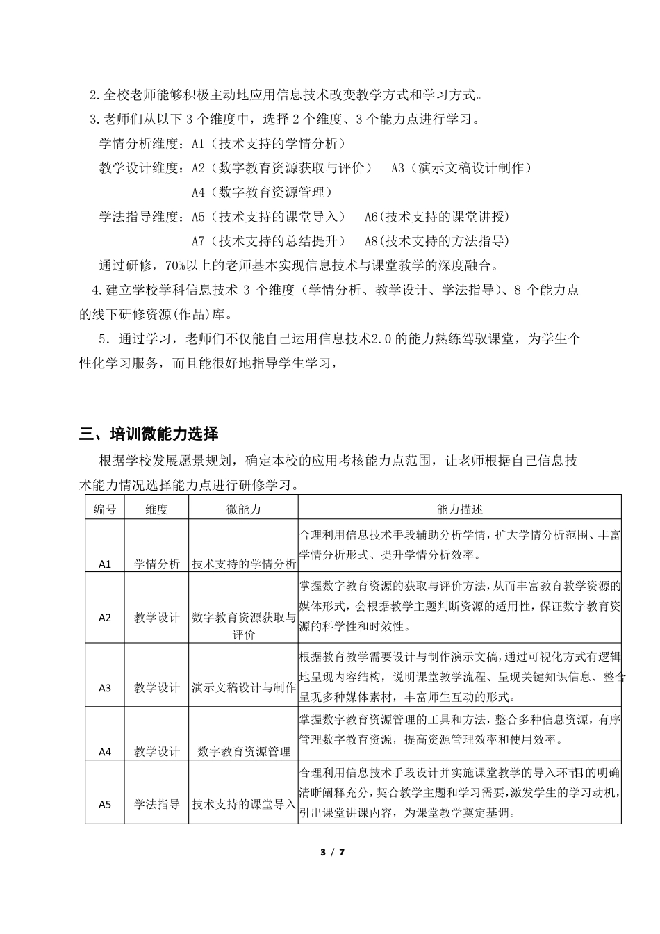 学校信息技术提升学校整体推进规划方案_第3页