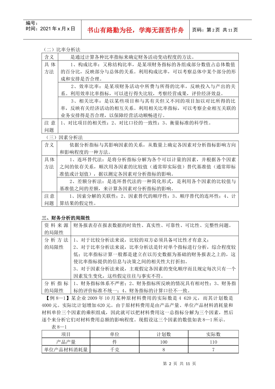 第八章课件财务分析与考核_第2页