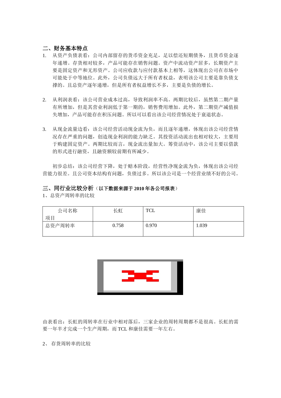 长虹集团的财务报表分析_第2页
