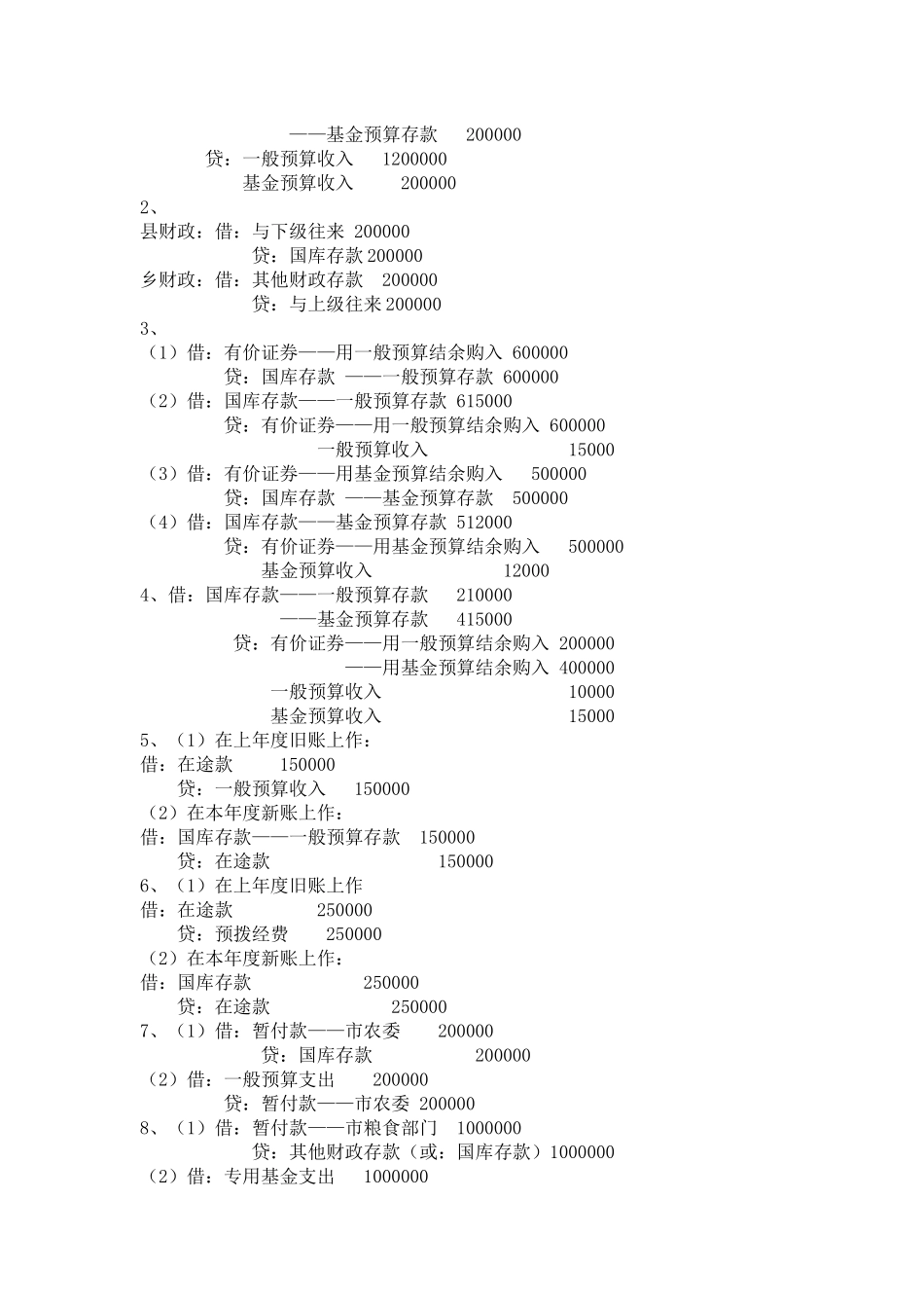 预算财务会计及管理知识分析答案_第2页
