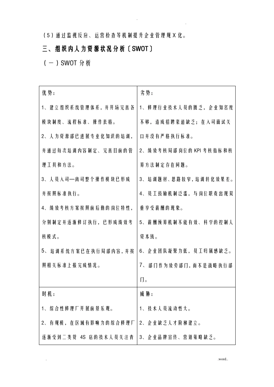 人力资源战略规划书_第2页