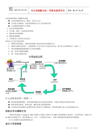 初创公司的财务制度