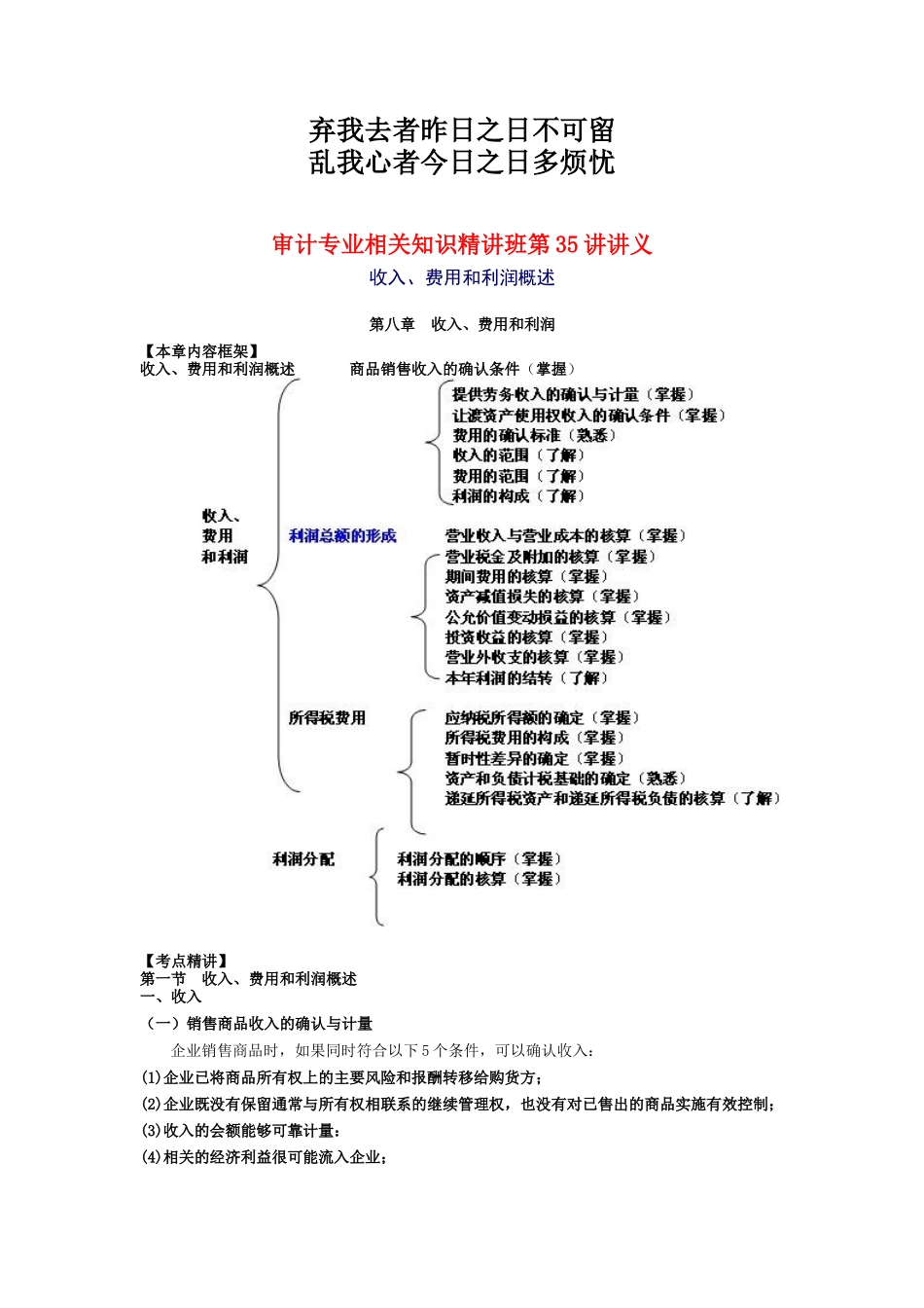 专业_审计专业相关知识精讲班第35讲课件讲义_经典_第1页